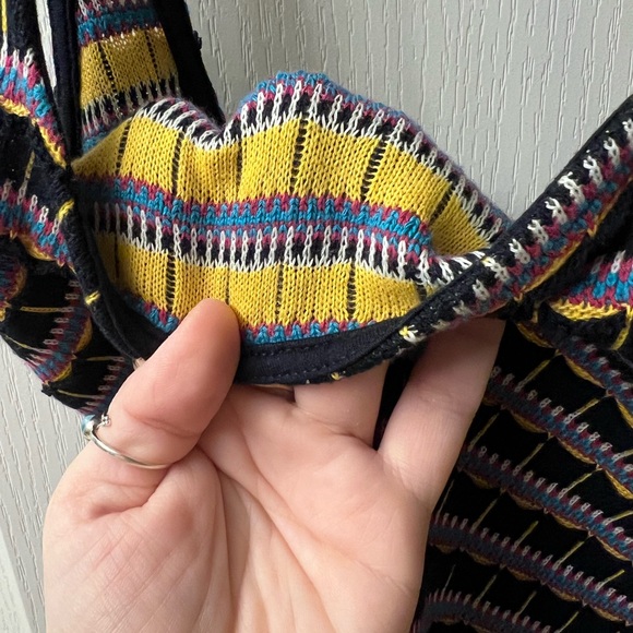 Zara Knit Jacquard Striped Jumpsuit - Picture 5 of 8